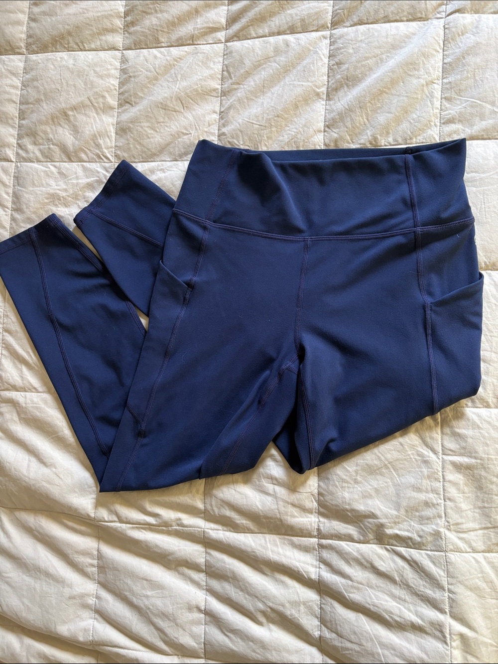 Fabletics Dark Navy High-Rise Pocket Leggings